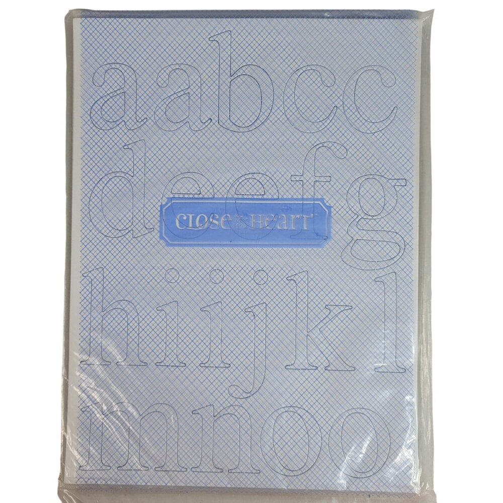 Close to My Heart Dimensional Elements Z1048 Simple Alphabets Lowercase NEW